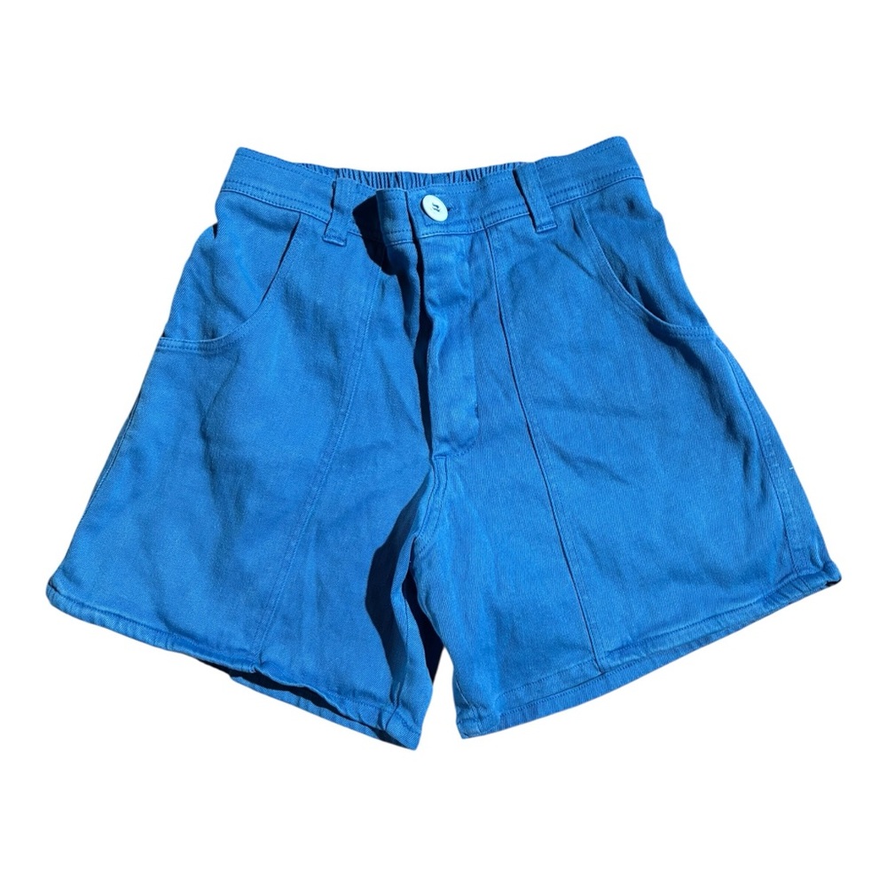 Women’s Venice Blue High-Waist Casual Shorts